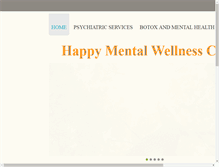 Tablet Screenshot of happymentalwellness.com